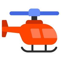 Helicopter icon for web, app, infographic, etc vector