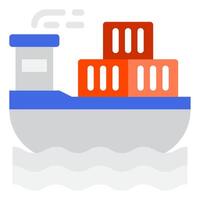 Ferry icon for web, app, infographic, etc vector