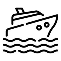 Yacht icon for web, app, infographic, etc vector