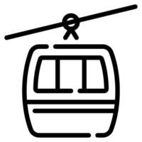 Cablecar icon for web, app, infographic, etc vector