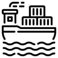 Ferry icon for web, app, infographic, etc vector
