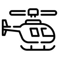 Helicopter icon for web, app, infographic, etc vector