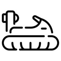 Hovercraft icon for web, app, infographic, etc vector