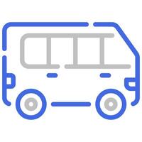 Minibus icon for web, app, infographic, etc vector
