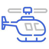 Helicopter icon for web, app, infographic, etc vector