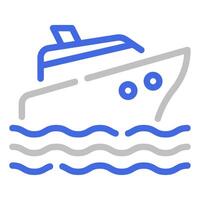 Yacht icon for web, app, infographic, etc vector