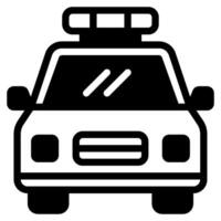 Policecar icon for web, app, infographic, etc vector