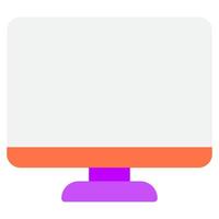 Monitor icon for web, app, infographic, etc vector