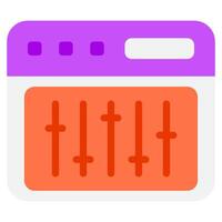 Slider icon for web, app, infographic, etc vector