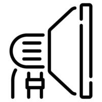 Reflector icon for web, app, infographic, etc vector