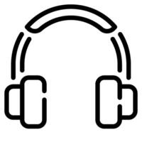 Headphones icon for web, app, infographic, etc vector