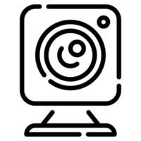 Webcam icon for web, app, infographic, etc vector