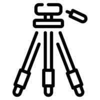 Tripod icon for web, app, infographic, etc vector