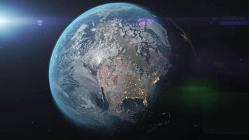 View of planet Earth showing North America video