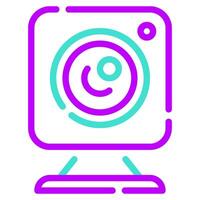 Webcam icon for web, app, infographic, etc vector