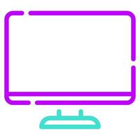 Monitor icon for web, app, infographic, etc vector