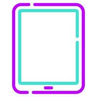 Tablet icon for web, app, infographic, etc vector
