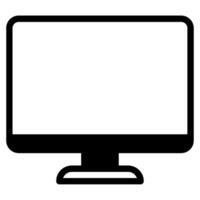 Monitor icon for web, app, infographic, etc vector