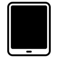 Tablet icon for web, app, infographic, etc vector