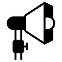 Softbox icon for web, app, infographic, etc vector