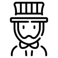 Uncle Sam icon for web, app, infographic, etc vector