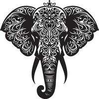 Elephant Silhouette illustration vector