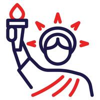 Statue icon for web, app, infographic, etc vector