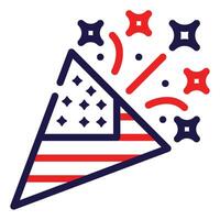 Confetti icon for web, app, infographic, etc vector