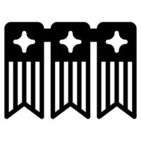 Bunting icon for web, app, infographic, etc vector