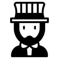 Uncle Sam icon for web, app, infographic, etc vector