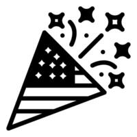 Confetti icon for web, app, infographic, etc vector