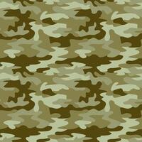 seamless pattern of military camouflage. Texture for design and print. Army forest hide. Khaki green. for soldiers and hunting vector