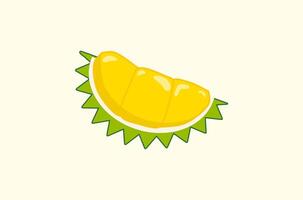 Fresh durian isolated on background, Durian fruit isolated on white background. fruit isolated. King of fruit in Thailand. vector