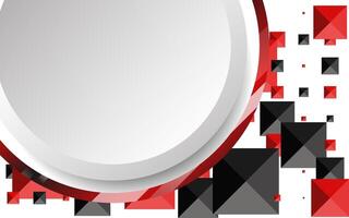 Modern abstract red background vector