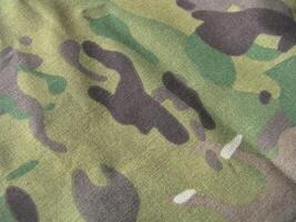 a close up of a camouflage fabric photo