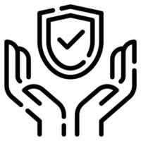 Protect icon for web, app, infographic, etc vector