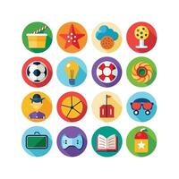 Hobbies and Interests Icon Set Collection for Documents, Websites and Mobile Applications vector
