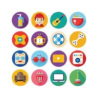Hobbies and Interests Icon Set Collection for Documents, Websites and Mobile Applications vector