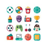 Hobbies and Interests Icon Set Collection for Documents, Websites and Mobile Applications vector