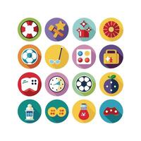 Hobbies and Interests Icon Set Collection for Documents, Websites and Mobile Applications vector