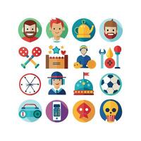 Hobbies and Interests Icon Set Collection for Documents, Websites and Mobile Applications vector