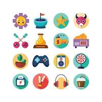 Hobbies and Interests Icon Set Collection for Documents, Websites and Mobile Applications vector