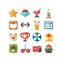Hobbies and Interests Icon Set Collection for Documents, Websites and Mobile Applications vector