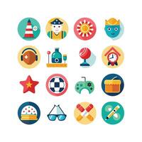 Hobbies and Interests Icon Set Collection for Documents, Websites and Mobile Applications vector