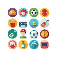 Hobbies and Interests Icon Set Collection for Documents, Websites and Mobile Applications vector