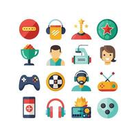 Hobbies and Interests Icon Set Collection for Documents, Websites and Mobile Applications vector