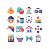 Hobbies and Interests Icon Set Collection for Documents, Websites and Mobile Applications vector