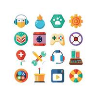 Hobbies and Interests Icon Set Collection for Documents, Websites and Mobile Applications vector