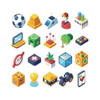 Hobbies and Interests Icon Set Collection for Documents, Websites and Mobile Applications vector