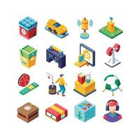 Hobbies and Interests Icon Set Collection for Documents, Websites and Mobile Applications vector